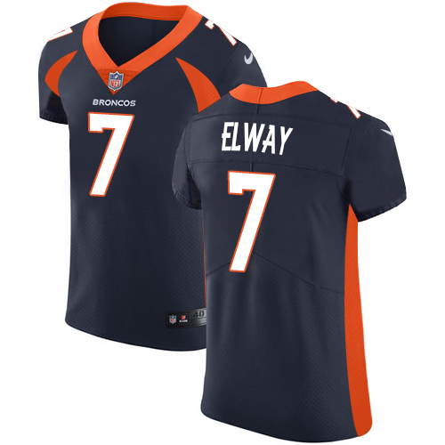 Nike Broncos #7 John Elway Navy Blue Alternate Men's Stitched NFL Vapor Untouchable Elite Jersey